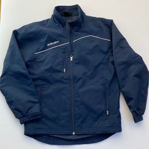 Bauer Spring Navy blue jacket Youth small (10 Y)